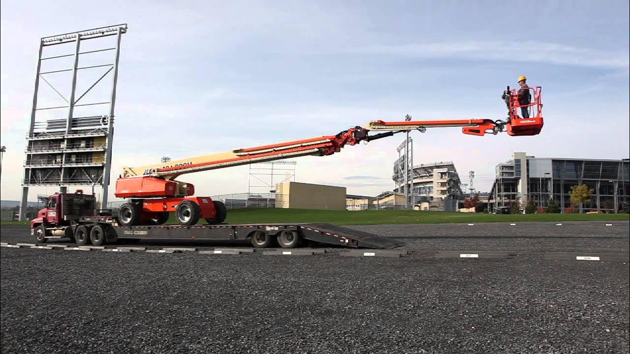 150ft telescoping boom lift rental jlg 1500sj