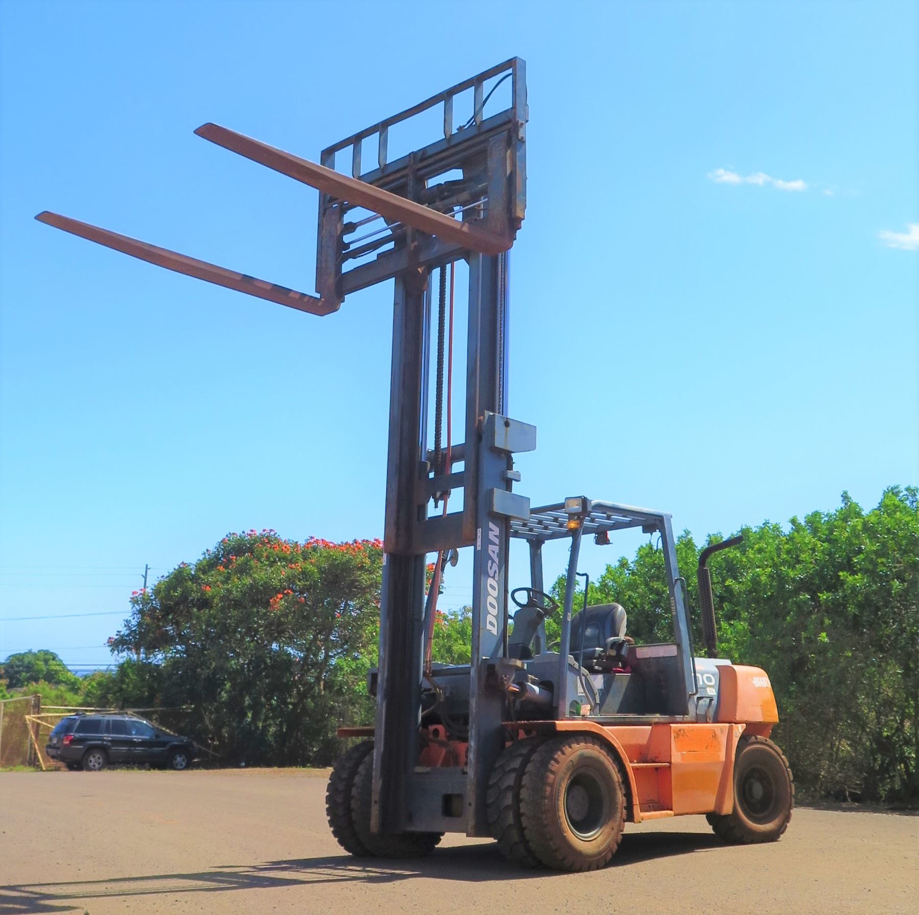 15k doosan d70s 15000 lb forklift rentals diesel