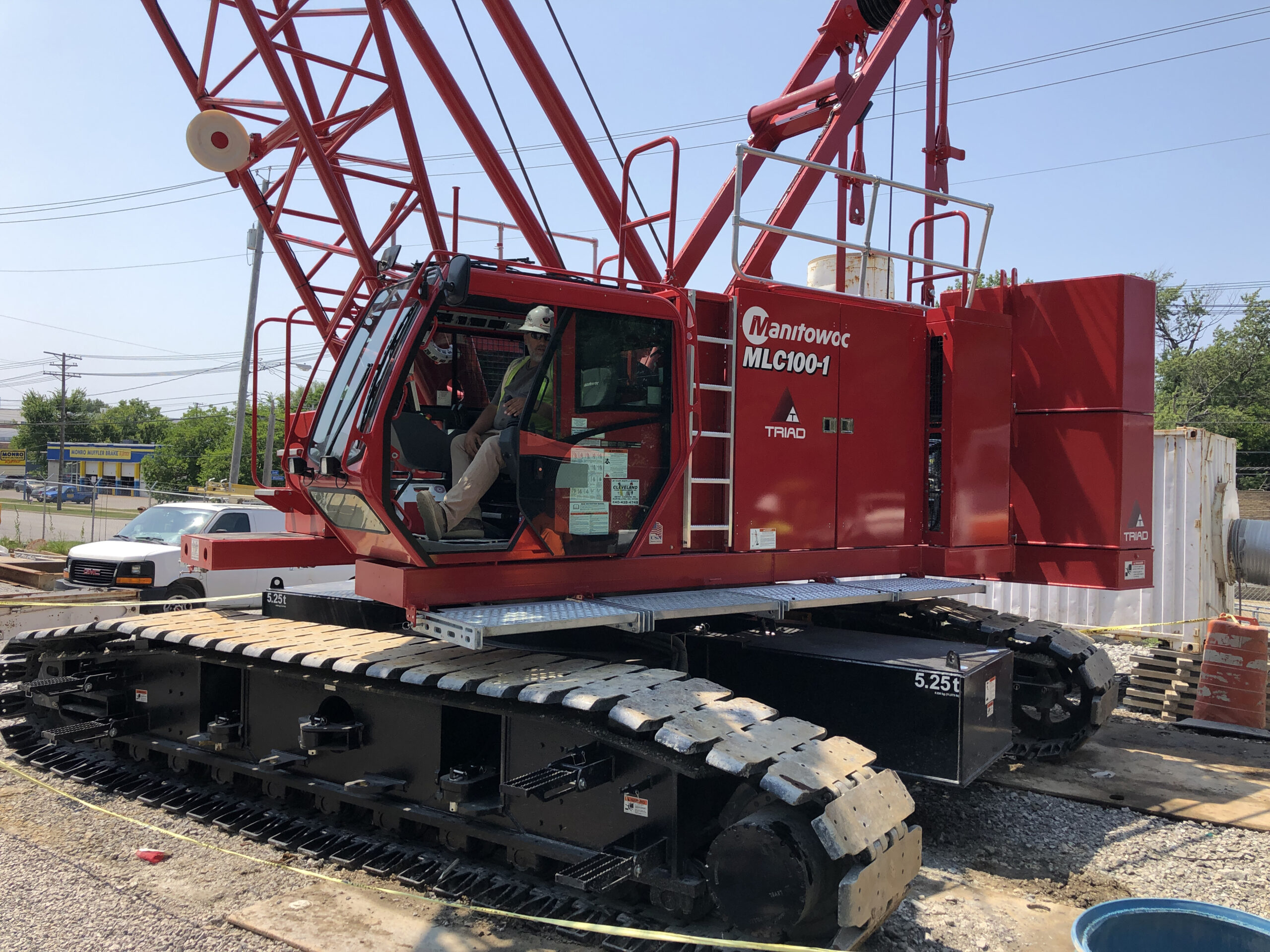 Manitowoc MLC100 100 ton crane rental scaled