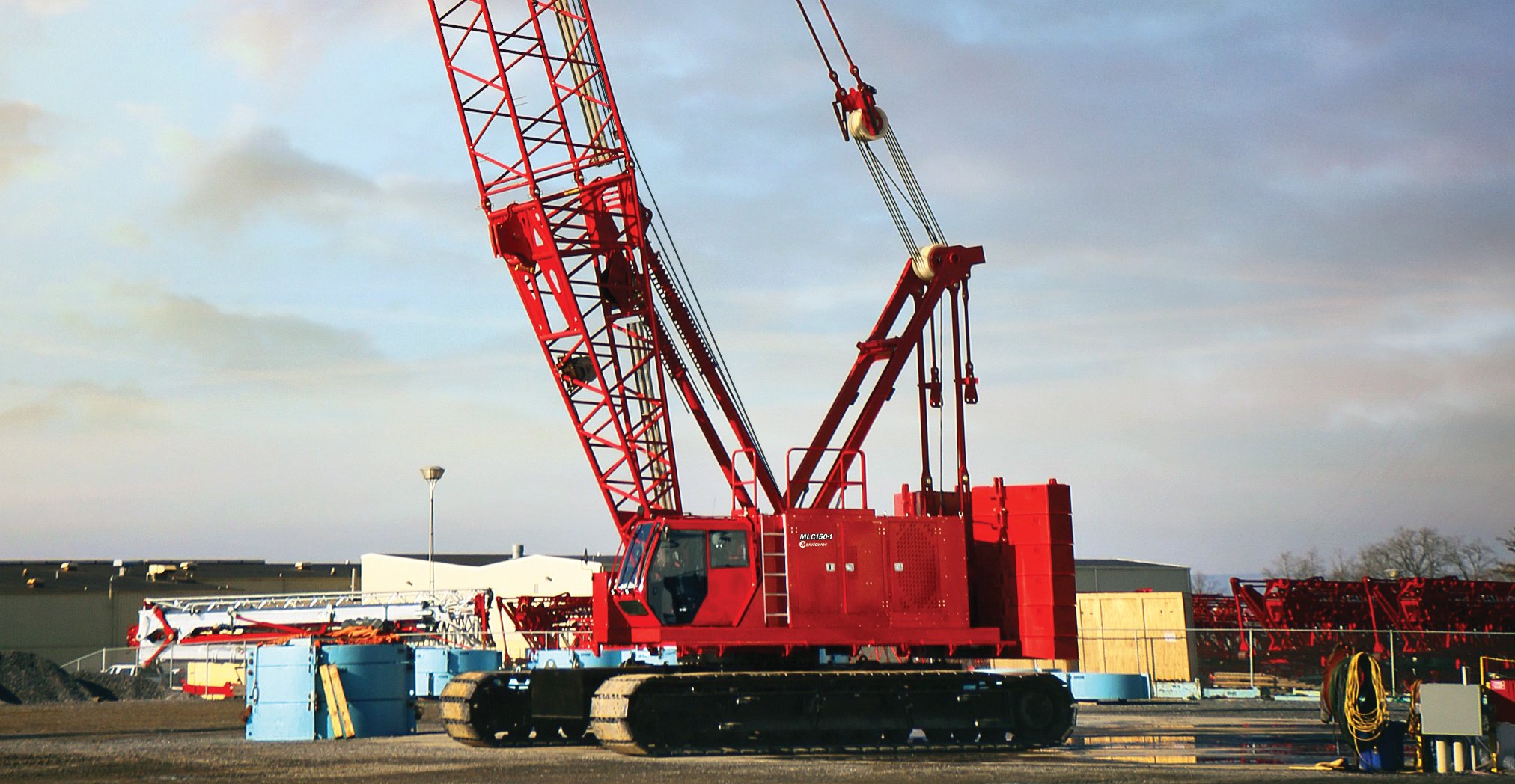 Manitowoc MLC150 150 ton Crawler Crane Rental