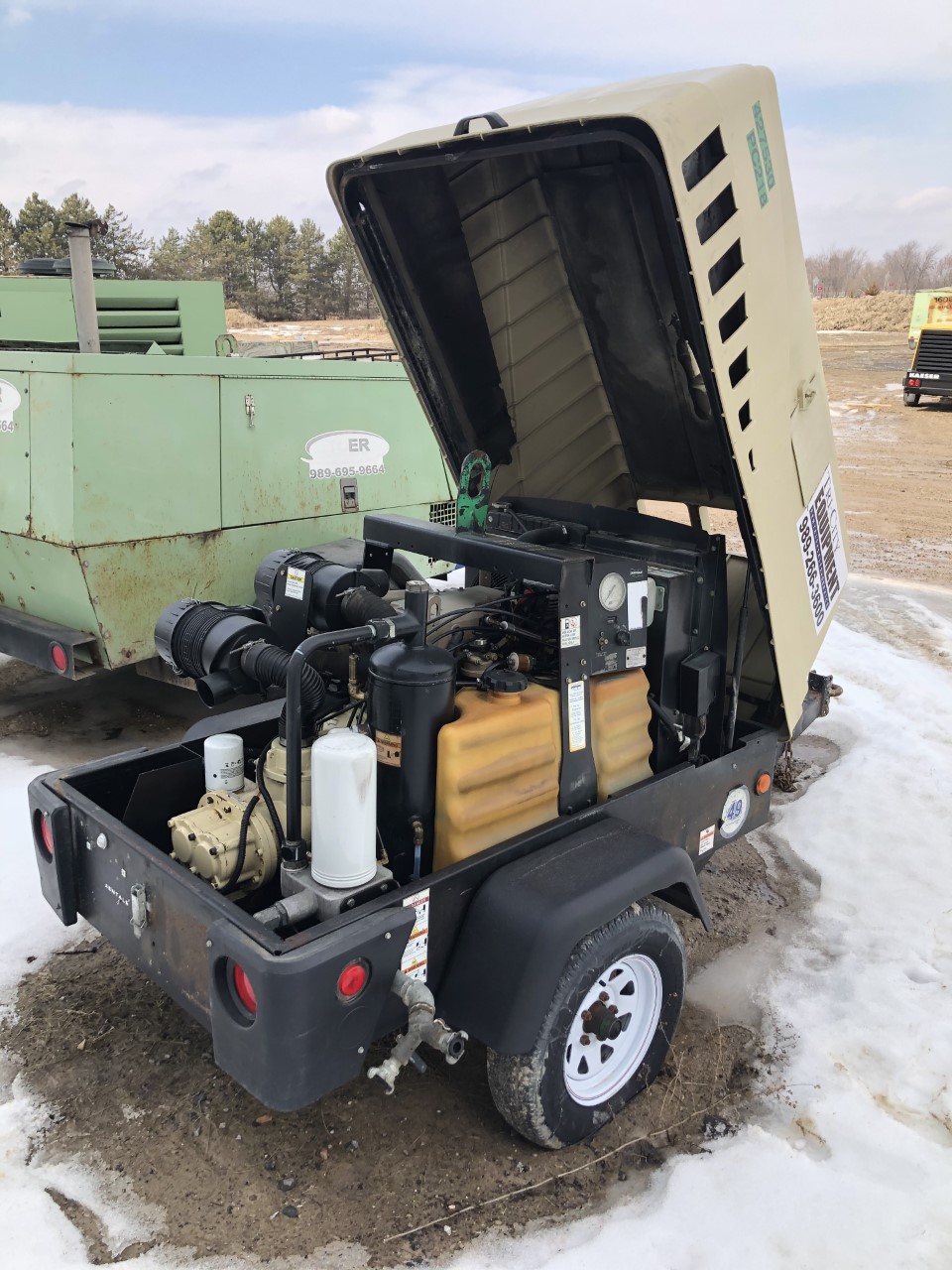 doosan 185 air compressor rental