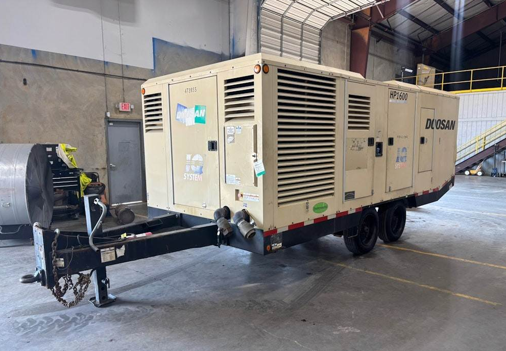 doosan hp 1600 air compressor rental