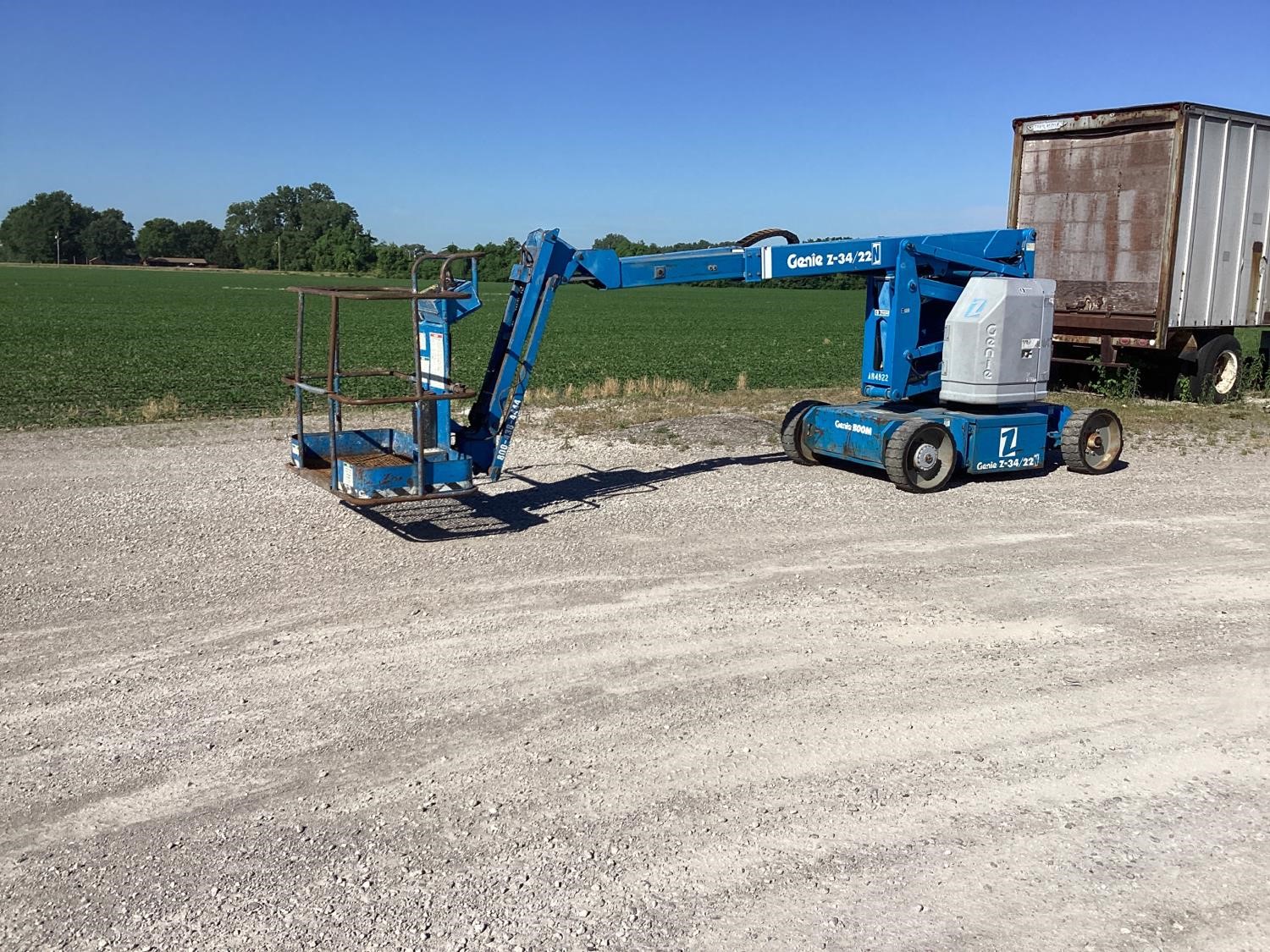 genie 3422 35ft boom lift rental