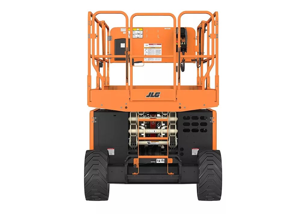 jlg rt2669 aerial scissor lift rough terrain rental