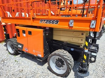 jlg rt2669 rough terrain scissor lift rental