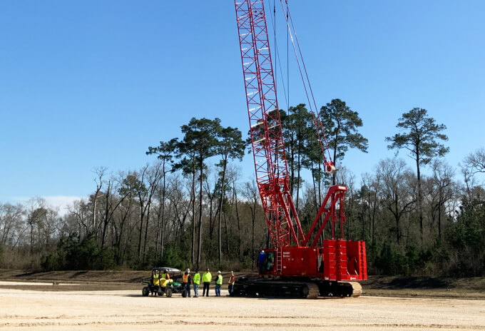 manitowoc mlc150 150 ton lattice crawler crane rental