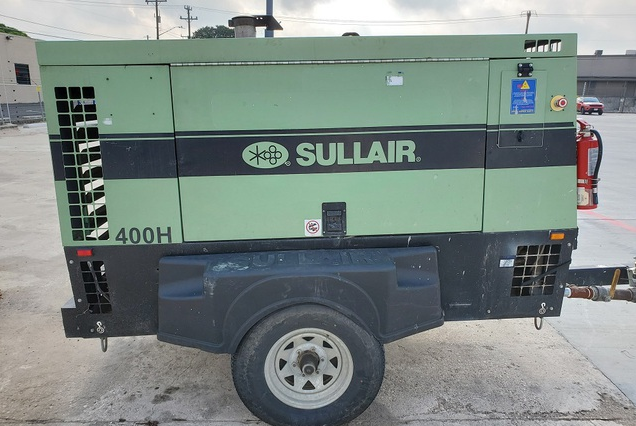 sullair 400 cfm towable air compressor rentals