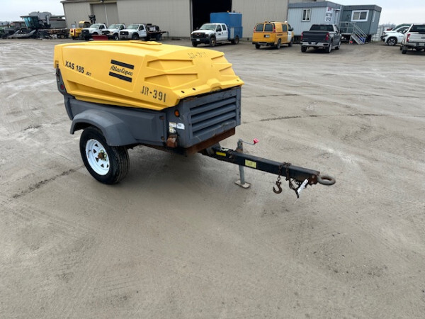 towable 185cfm air compressor rental atlas copco