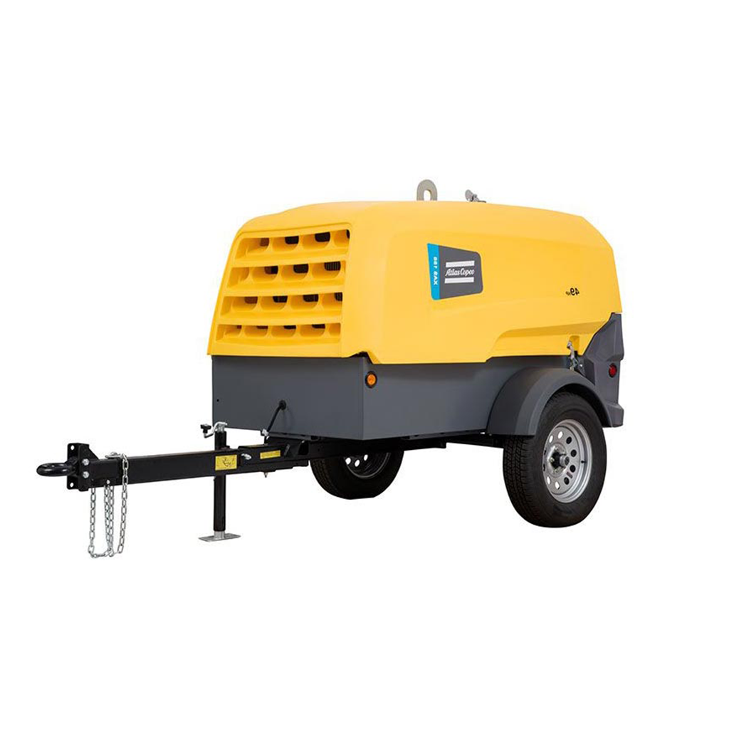 185 CFM Mobile Air Compressor - Atlas Copco XAS185