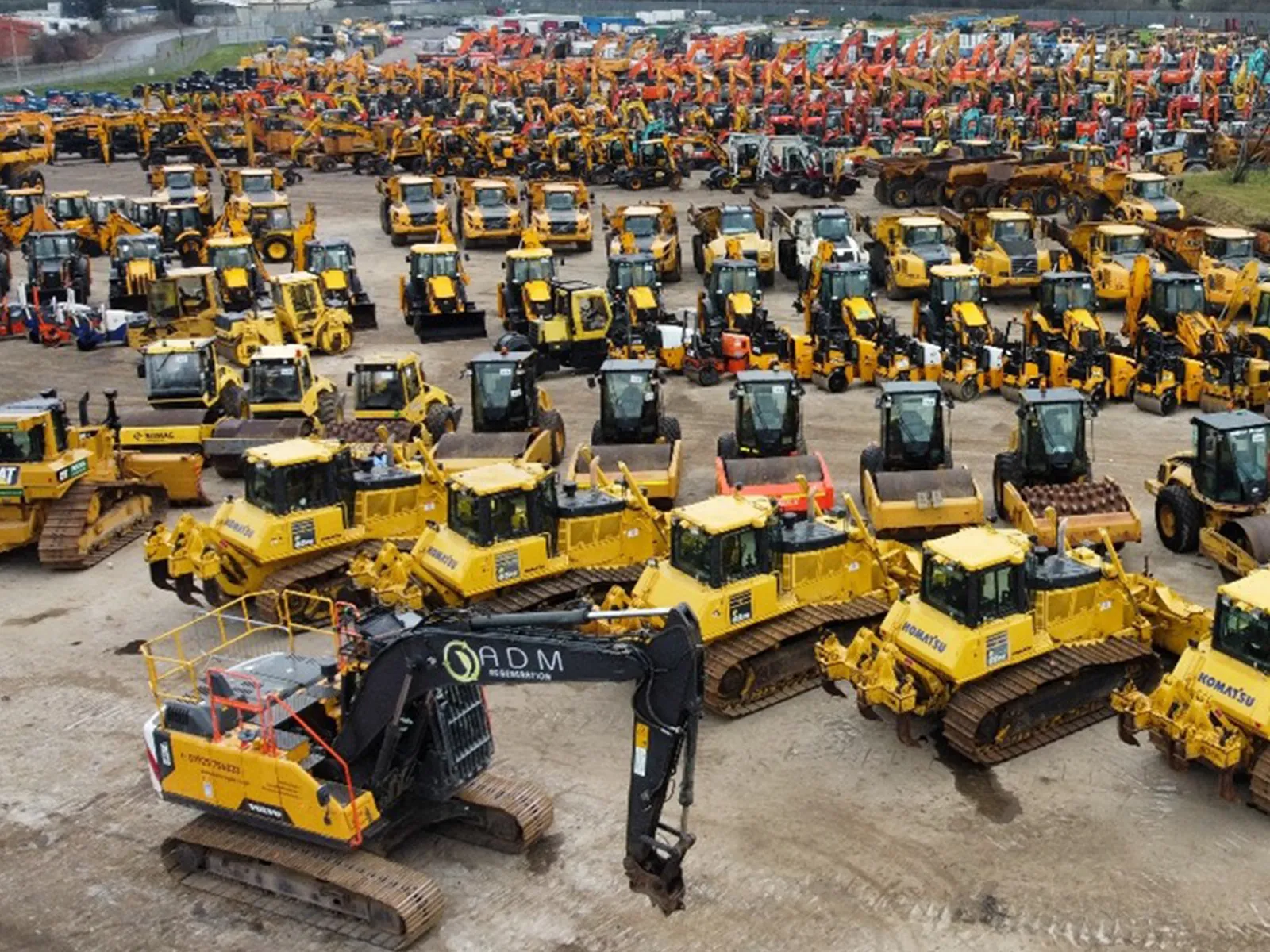Heavy equipment auction