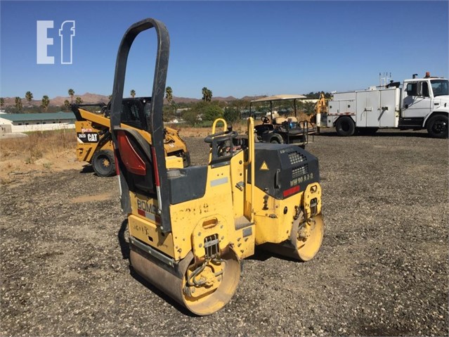 1 ton Bomag BW90AD-2 Roller Compactor with Trailer Included