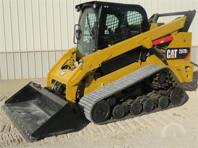 CAT 297d2 Skid Steer Track Loader with attachments