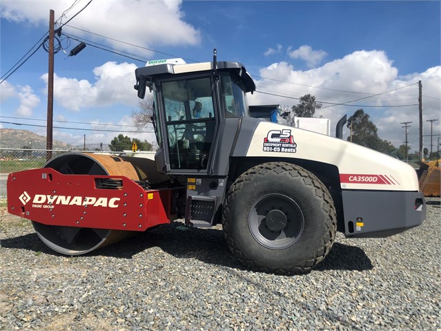 Dynapac CA3500d Compaction Roller with a smooth drum