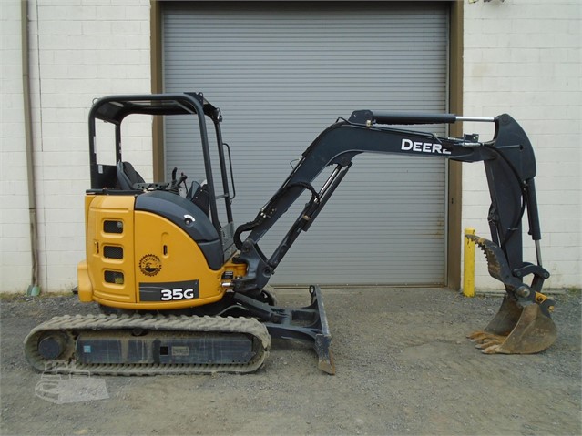 John Deere 35g Mini Excavator Rubber Track Crawler 8.5k-lbs
