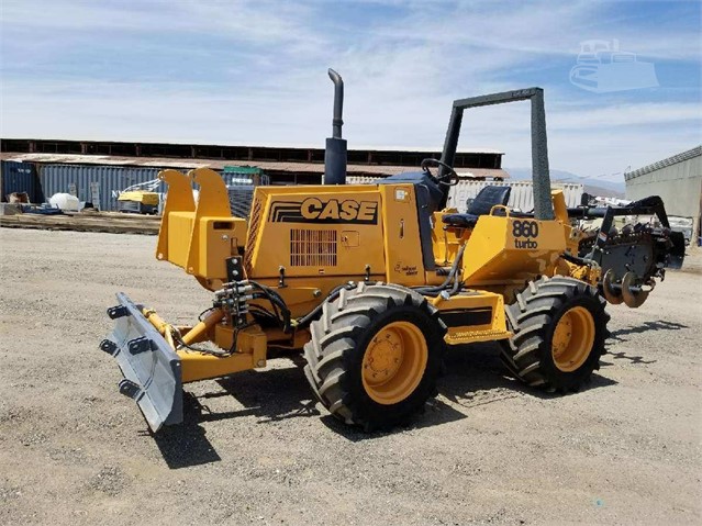 Case 860 Turbo Ride-On Trencher with Backfill