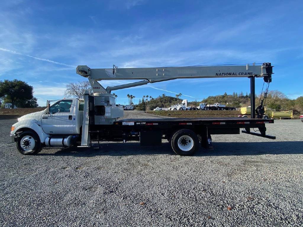 Ford F750 Crane Truck with an 18 ton National