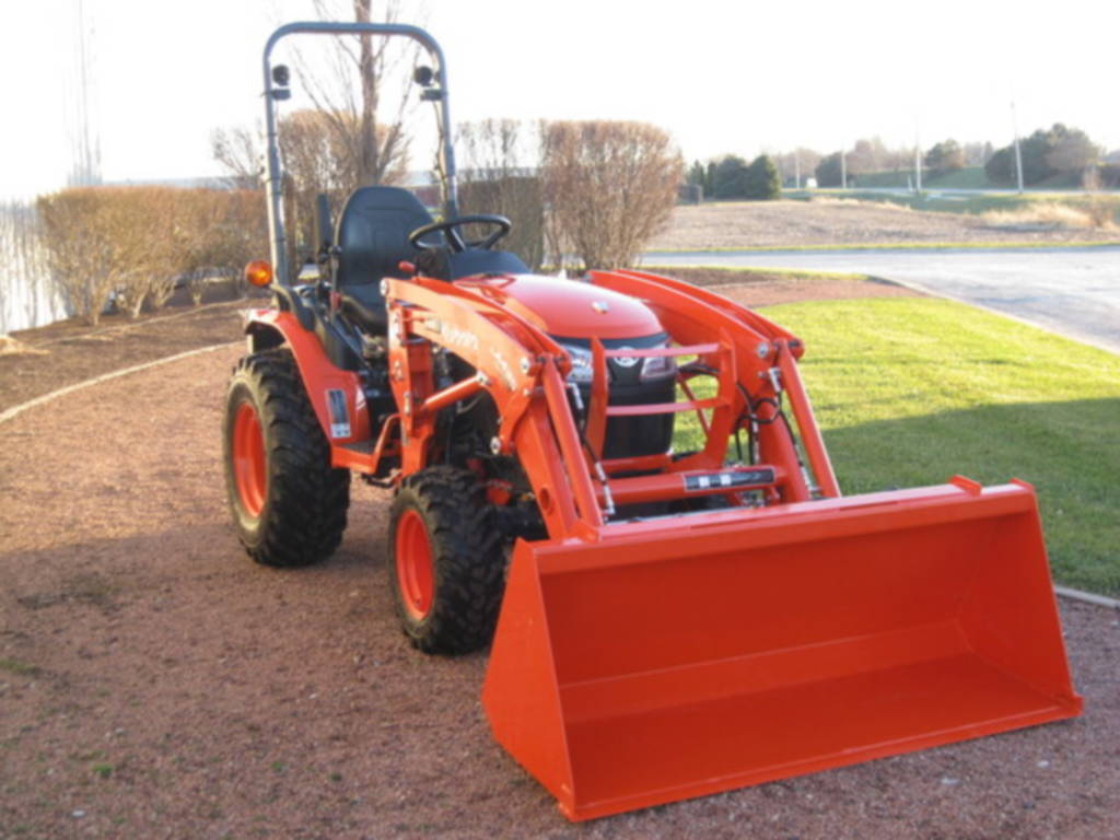 Kubota B2601 Weed Abatement and Landscaping Tractor Work