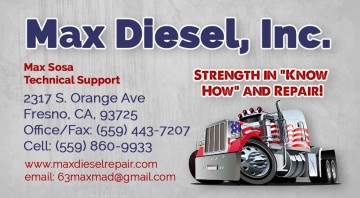 Max Diesel – Fresno Truck Repair Service
