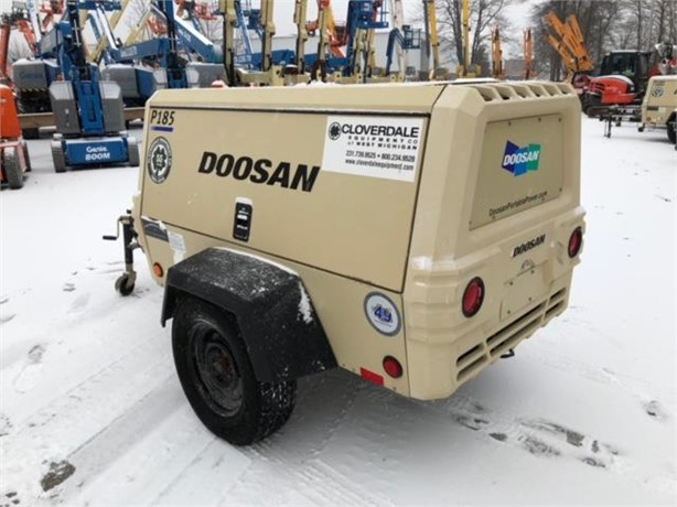 Doosan P185WDZ-T4F 185cfm portable air compressor