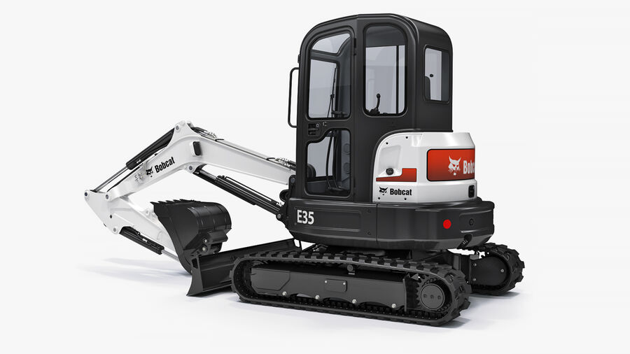 Bobcat E35 Mini Excavator w/ 11ft digging depth