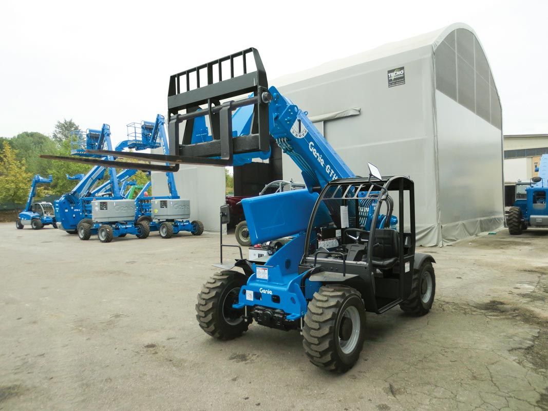Genie GTH-5519 Telescopic Reach Forklift- 19Ft – 5,000 Lbs Capacity