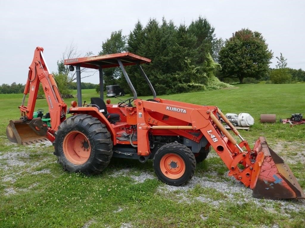 Kubota L48 Backhoe Farm Tractor