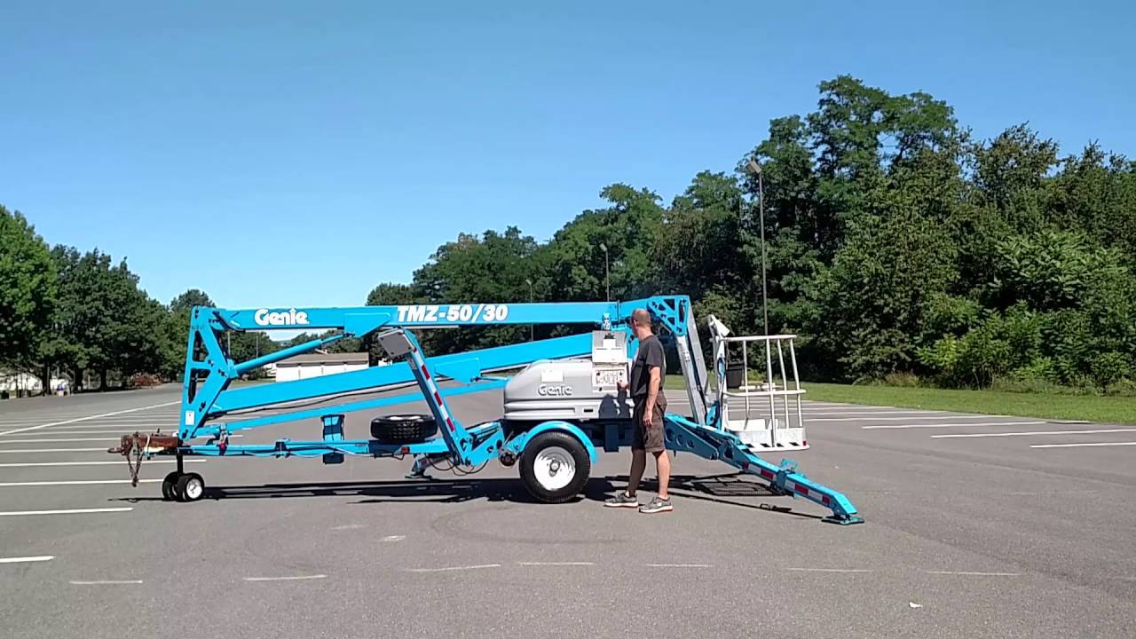 Genie Trailer Mounted Z – 50ft / 30ft Boom lift Towable