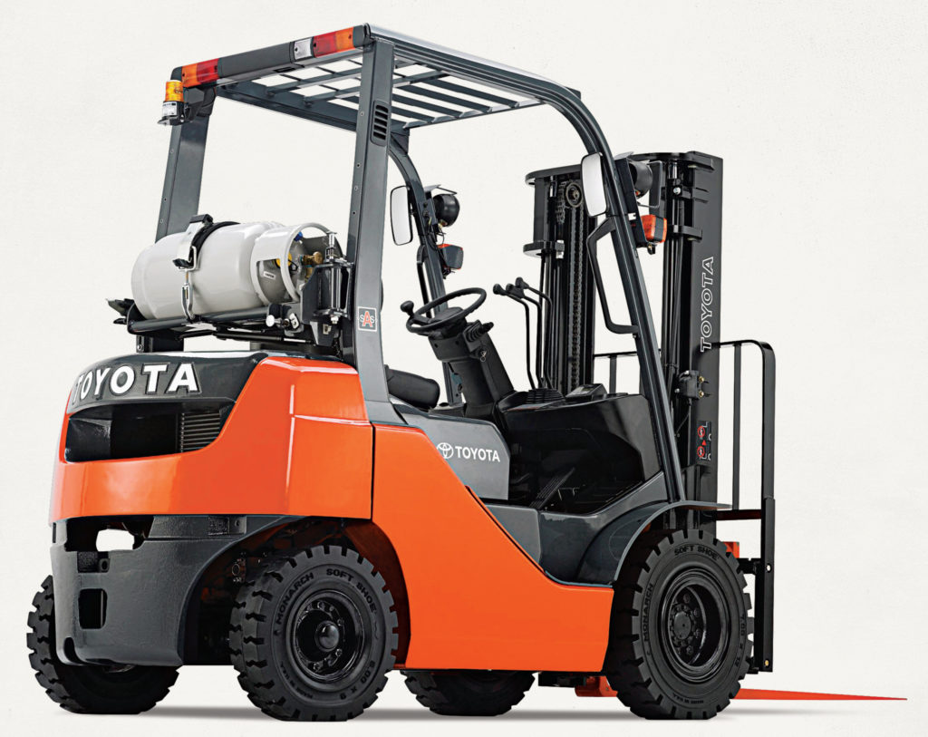 Toyota 8FGU30 Industrial Forklift w/ electrical freezer kit